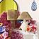 Lalit Natural & White Ceramic Table Lamp by TOV Furniture