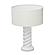 Rapunzel White & Cream Table Lamp by TOV Furniture