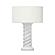 Rapunzel White & Cream Table Lamp by TOV Furniture
