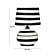 Positano Black Striped Papier Mache Table Lamp by TOV Furniture