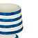 Positano Blue Striped Papier Mache Table Lamp by TOV Furniture