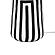 Minori Black Striped Papier Mache Table Lamp by TOV Furniture