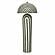 Maiori Black Striped Papier Mache Floor Lamp by TOV Furniture