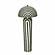 Maiori Black Striped Papier Mache Floor Lamp by TOV Furniture