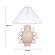 Hazza Cream Pleated Table Lamp by TOV Furniture