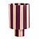 Guinevere Purple & Pink Striped Cotton Table Lamp by TOV Furniture