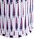 Corrine Purple & White Streaked Cotton Table Lamp by TOV Furniture