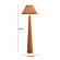 Graham Terracotta Velvet Floor Lamp by TOV Furniture