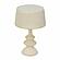 Cream Cotton Mache Table Lamp by TOV Furniture