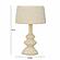 Cream Cotton Mache Table Lamp by TOV Furniture