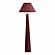 Graham Burgundy Velvet Floor Lamp by TOV Furniture