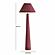 Graham Burgundy Velvet Floor Lamp by TOV Furniture