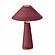 Graham Burgundy Velvet Table Lamp by TOV Furniture