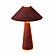 Graham Burgundy Velvet Table Lamp by TOV Furniture