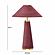 Graham Burgundy Velvet Table Lamp by TOV Furniture