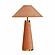 Graham Terracotta Velvet Table Lamp by TOV Furniture