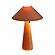 Graham Terracotta Velvet Table Lamp by TOV Furniture
