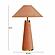 Graham Terracotta Velvet Table Lamp by TOV Furniture
