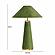 Graham Moss Green Velvet Table Lamp by TOV Furniture