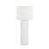 Cleopatra Cream Linen Floor Lamp by TOV Furniture