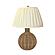 Pallora Cream & Natural Rattan Table Lamp by TOV Furniture