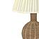 Pallora Cream & Natural Rattan Table Lamp by TOV Furniture
