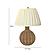 Pallora Cream & Natural Rattan Table Lamp by TOV Furniture