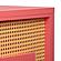 Suzie Coral Pink & Rattan Executive Desk by TOV Furniture