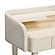 Penelope Cream Vegan Leather Wrapped Vanity Desk by TOV Furniture