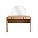 Moonrise Natural Ash 2-Drawer Vanity Desk by TOV Furniture
