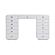 Hollywood White Desk w/Vanity Mirror by TOV Furniture