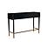 Mariah Two Drawer Black Desk by TOV Furniture