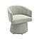 Kristen Light Green Upcycled Chenille Rolling Desk Chair by TOV Furniture