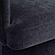 Kristen Black Upcycled Chenille Rolling Desk Chair by TOV Furniture