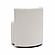 Alyssa Cream Upcycled Velvet Rolling Desk Chair by TOV Furniture