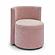 Alyssa Pink Upcycled Velvet Rolling Desk Chair by TOV Furniture