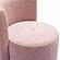 Alyssa Pink Upcycled Velvet Rolling Desk Chair by TOV Furniture