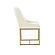 Lisa Cream Pleated Velvet Dining Chair by TOV Furniture