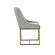Lisa Grey Pleated Velvet Dining Chair by TOV Furniture