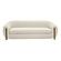 Lina Cream Chenille Textured Sofa by TOV Furniture