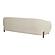 Lina Cream Chenille Textured Sofa by TOV Furniture
