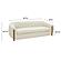 Lina Cream Chenille Textured Sofa by TOV Furniture
