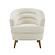 Jules Cream Velvet Accent Chair by TOV Furniture