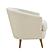 Jules Cream Velvet Accent Chair by TOV Furniture