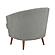 Jules Light Grey Velvet Accent Chair by TOV Furniture