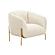Kandra Cream Velvet Accent Chair by TOV Furniture