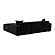 Olafur Black Velvet Sectional - RAF Chaise by TOV Furniture