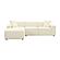 Olafur Cream Linen Sectional - LAF Chaise by TOV Furniture