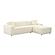 Olafur Cream Linen Sectional - RAF Chaise by TOV Furniture