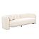 Amelie Cream Faux Fur Sofa by TOV Furniture